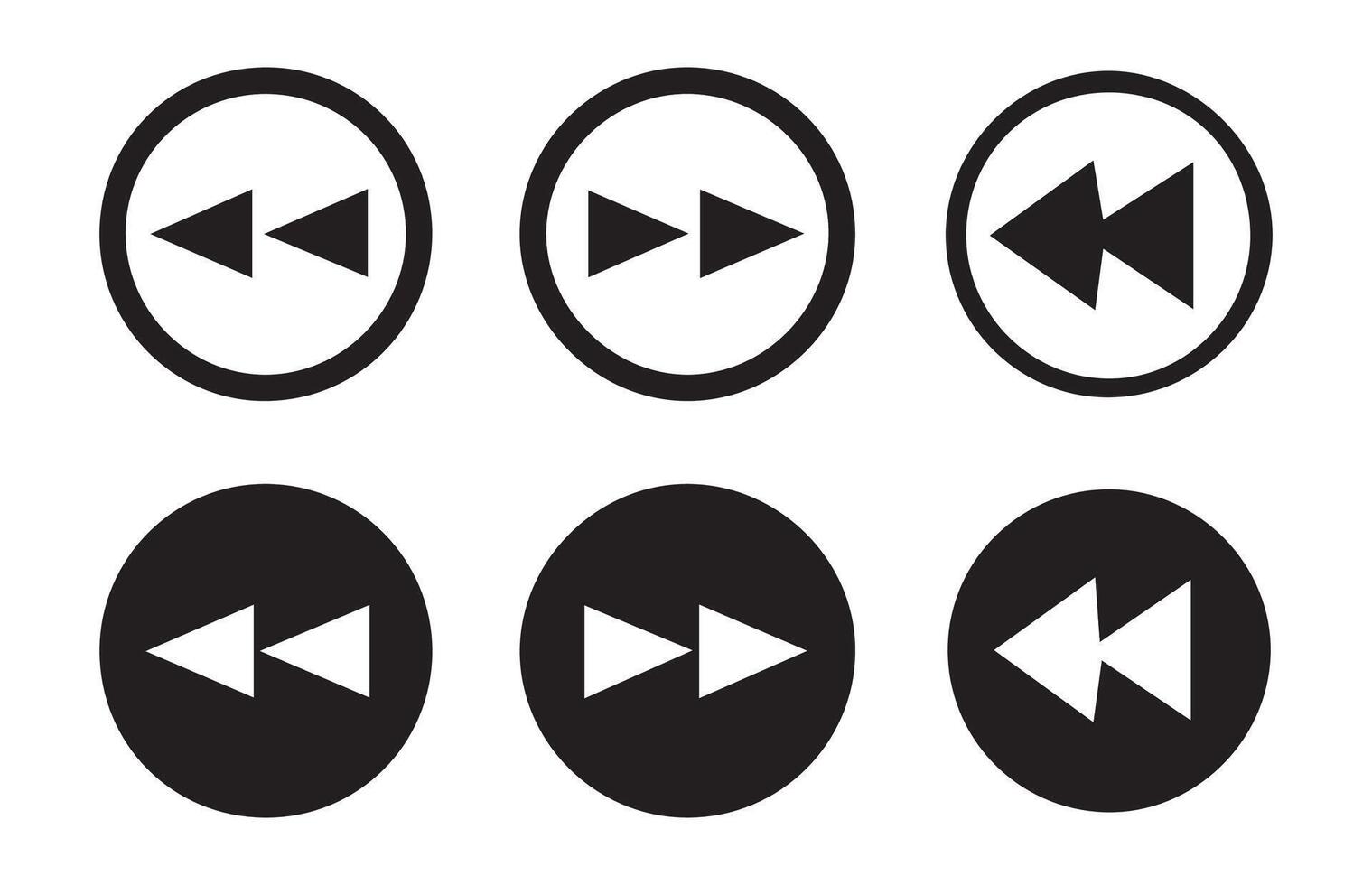 multimedia symbols and audio, music speaker volume, interface, design media player buttons. Play, pause, stop,illustration EPS 10 vector