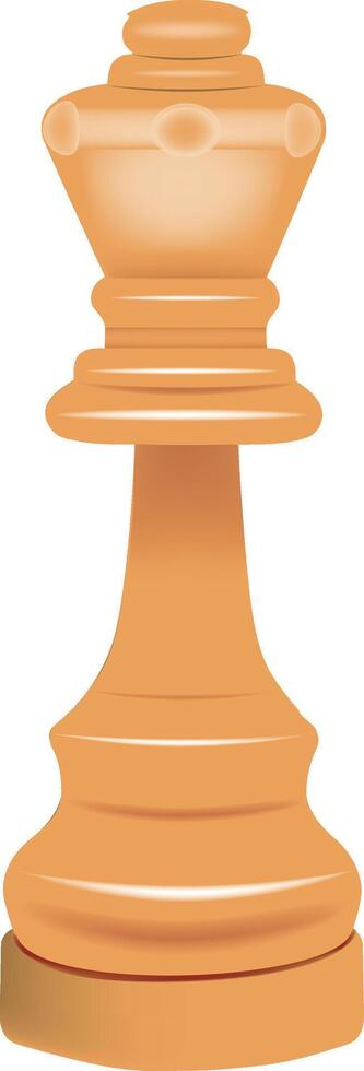 A chess piece on a white background vector