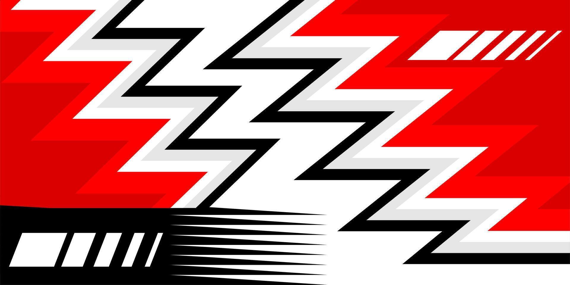 racing stripes red decals background vector