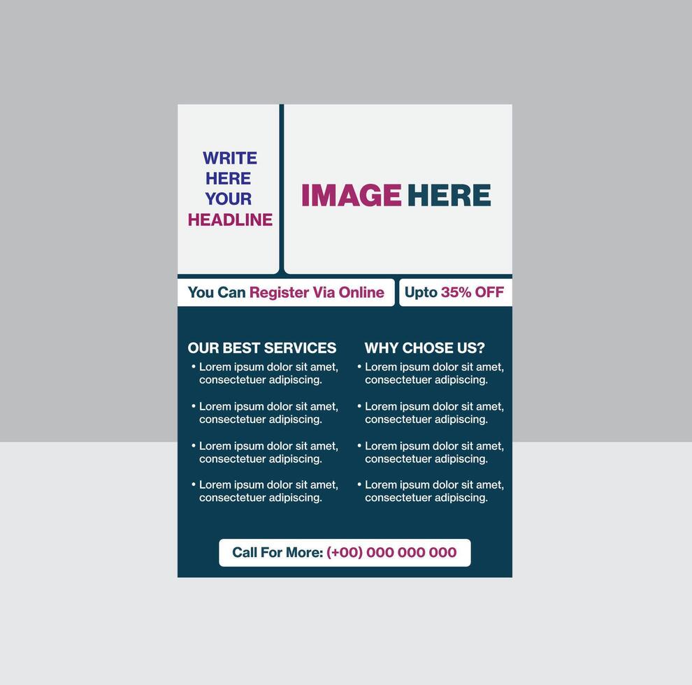Modern Flyers for Branding and Promotion Success vector