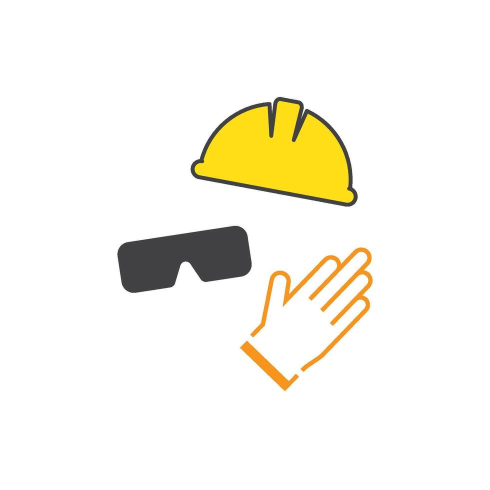 Protective gear icon vector