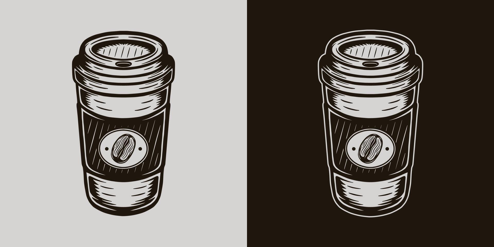 Two different colored versions of a flashlight vector