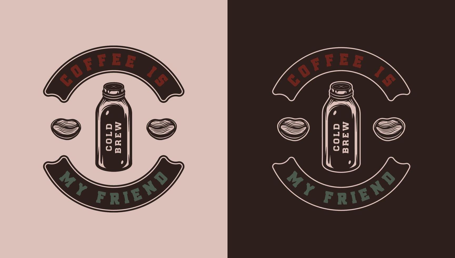 Coffee shop logo design vector
