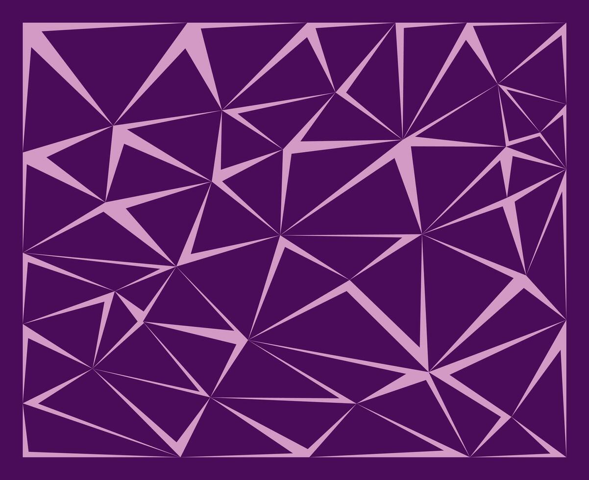 Abstract violet background of polygons on violet background. vector