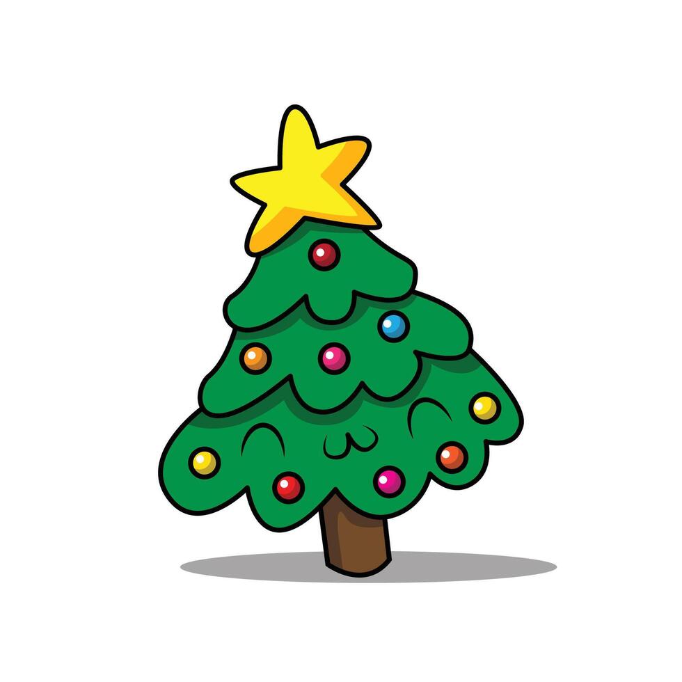 Christmas Mini Tree vector