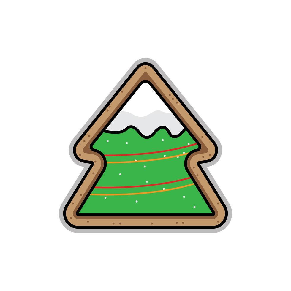 Christmas Tree Cookies vector