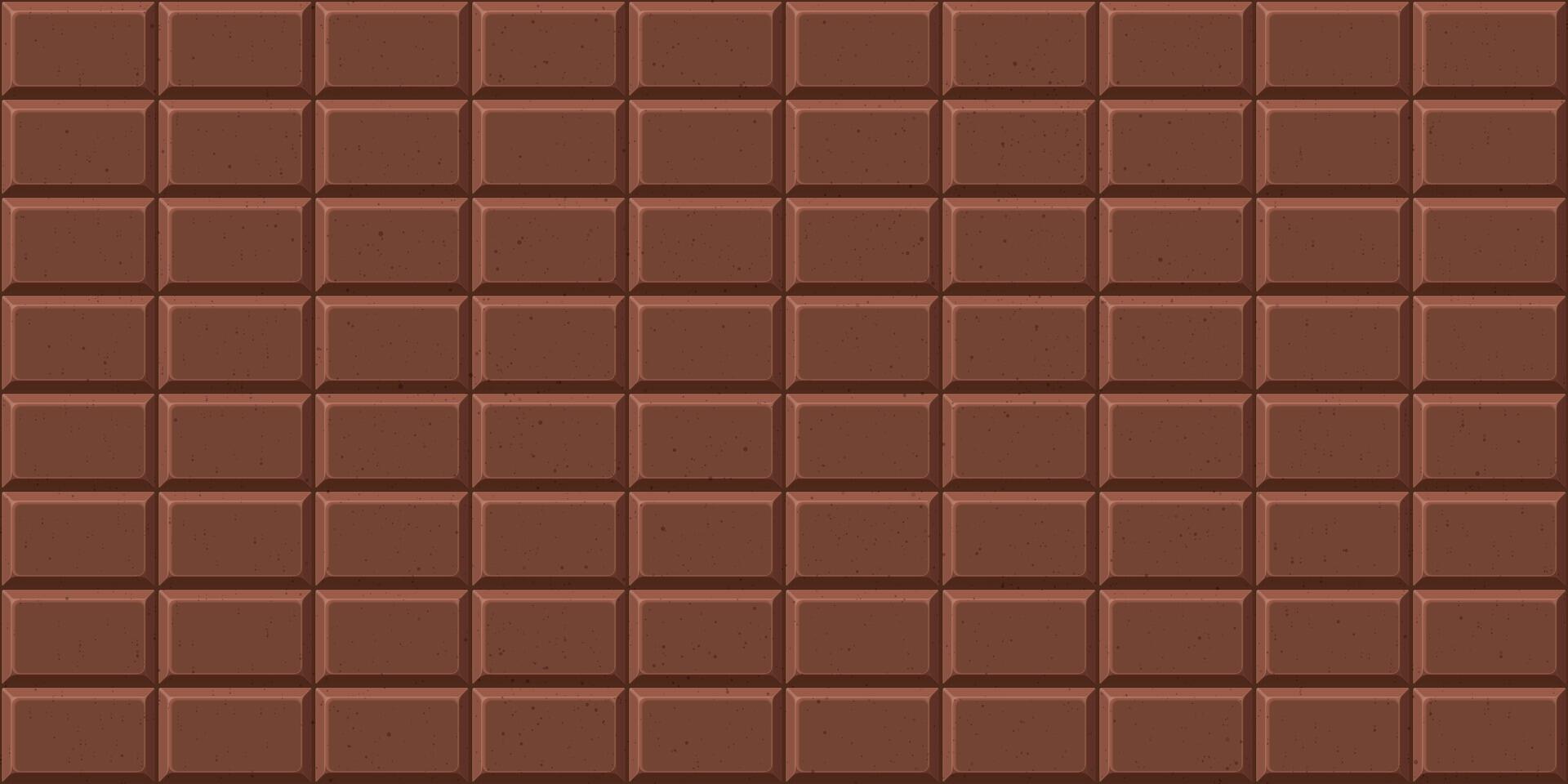 Milk chocolate bar seamless pattern background graphic illustration. vector