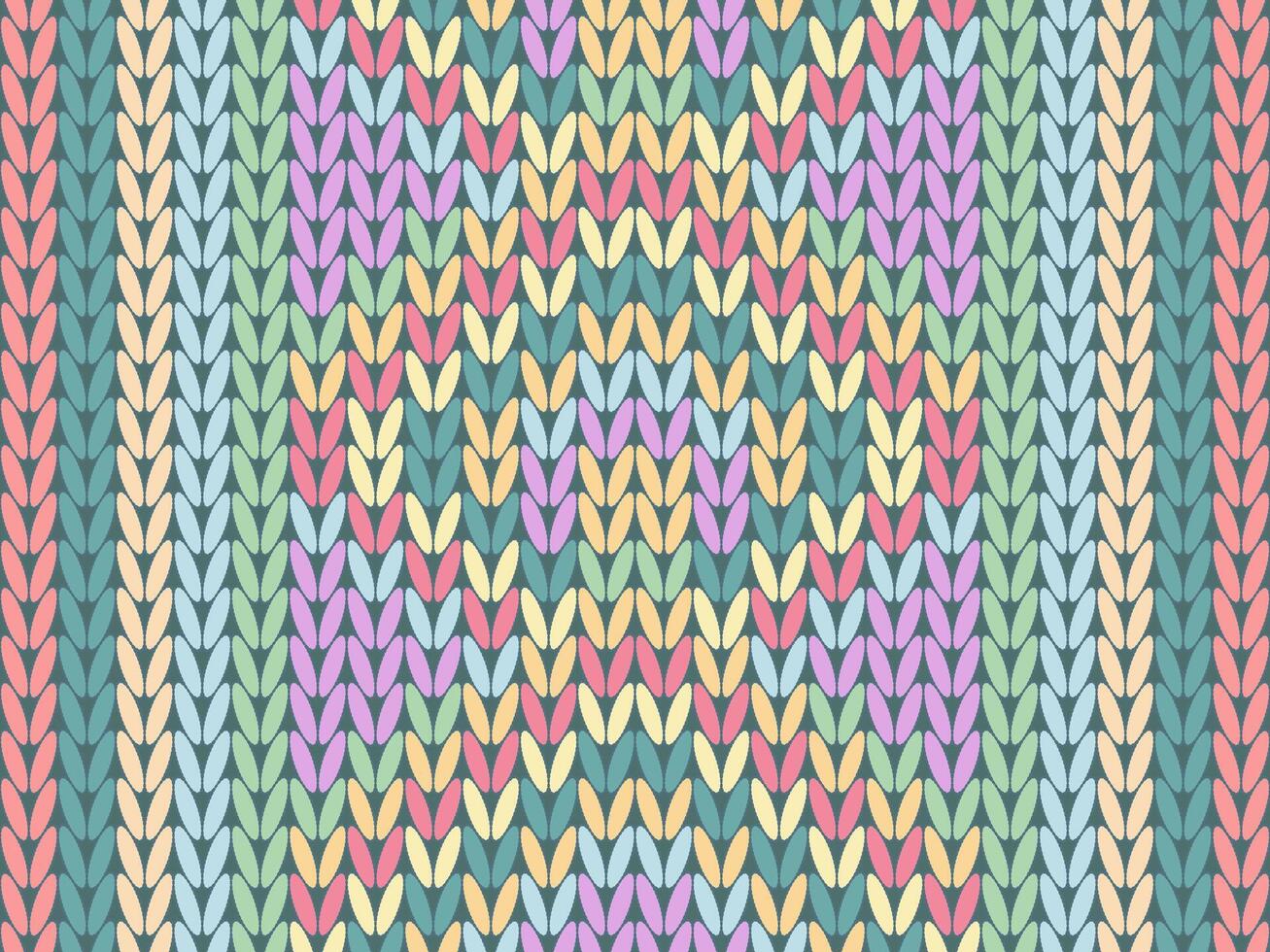 Pink seamless knitted fabric pattern for fabric design , knitting fabric background, knitting pattern design vector