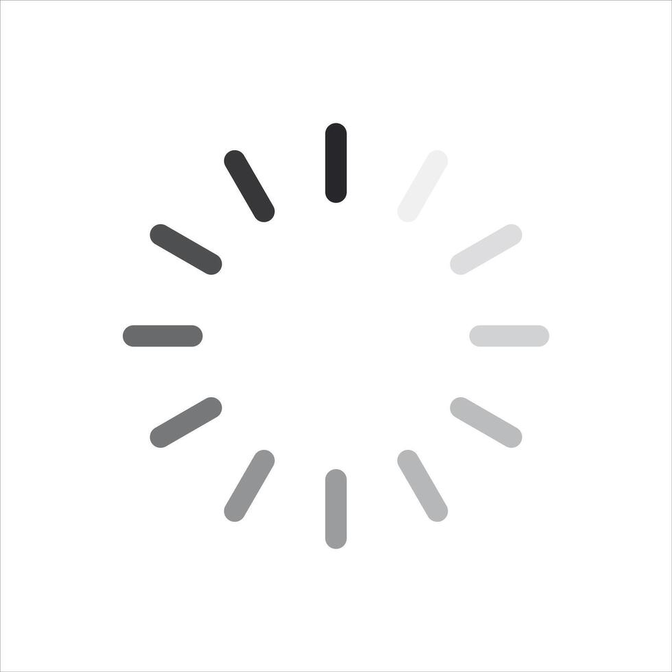 screen load progress wait web buffer loader design template. vector