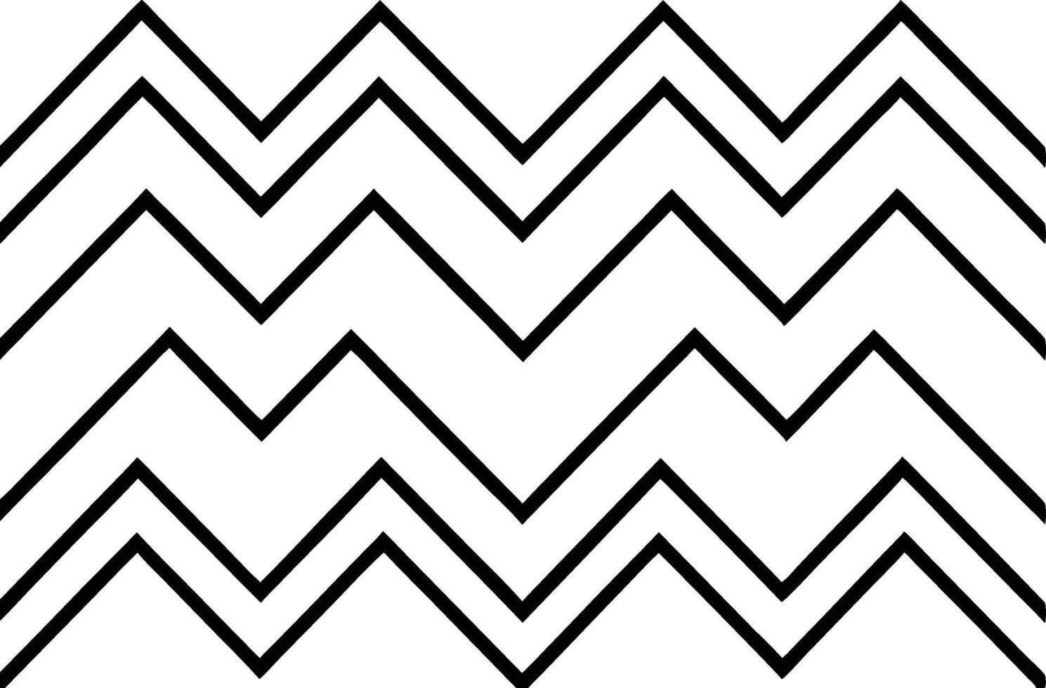 Abstract Black and White Zigzag Chevron Pattern Design vector