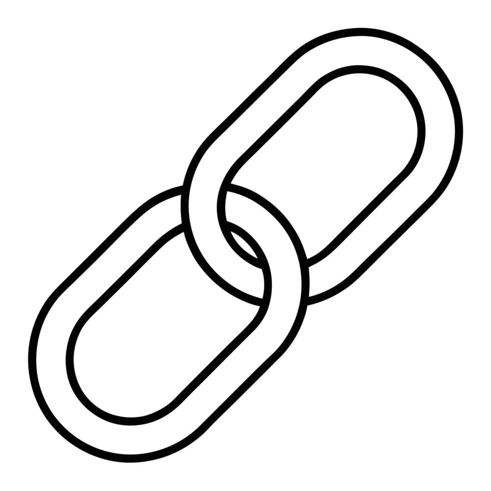 Interlinked Chain Links Connection, Unity, Strength, Bond, Symbol vector