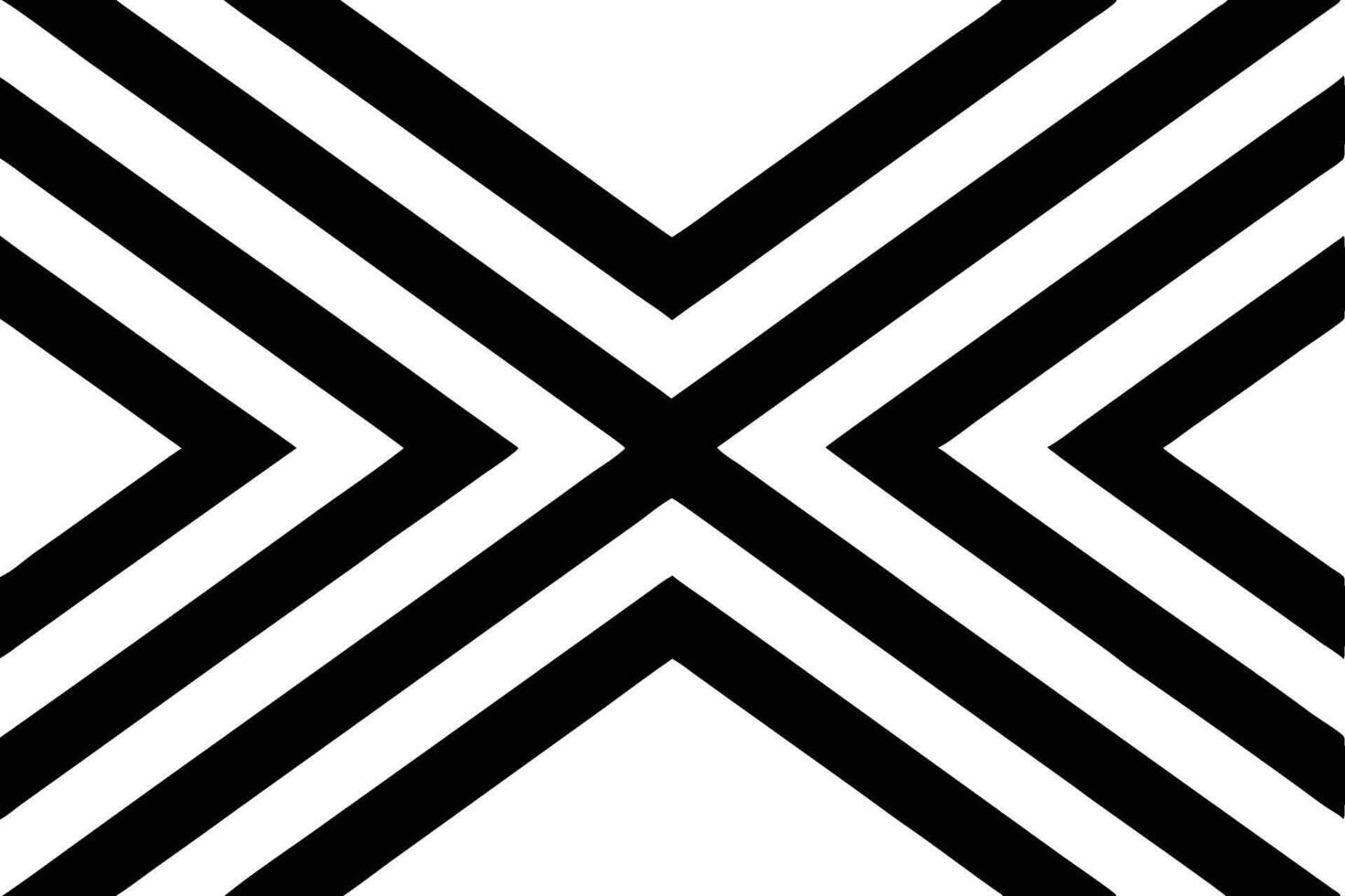 Abstract Black White Chevron Arrows Geometric Pattern Design vector