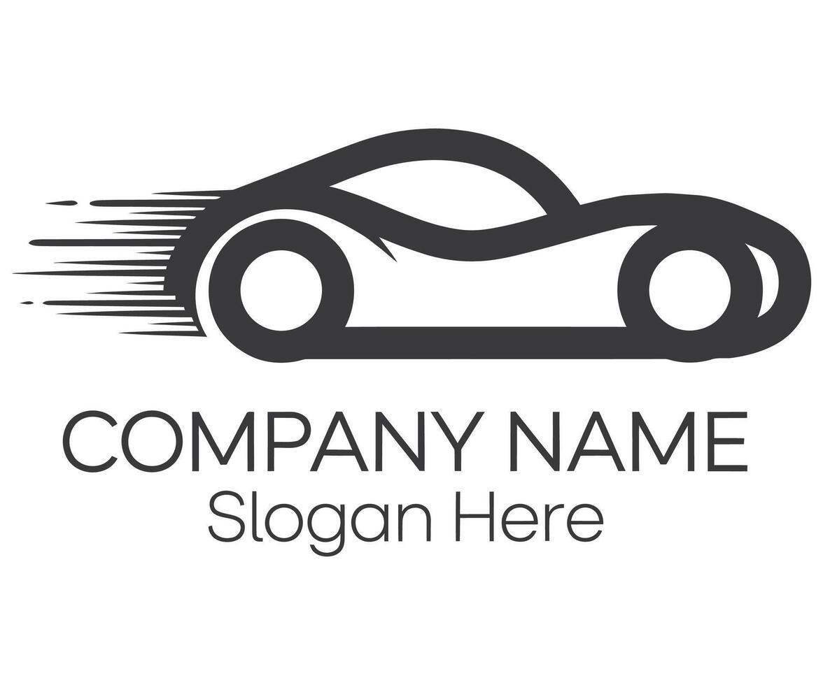 Fast and Sleek Car Brand Design. vector