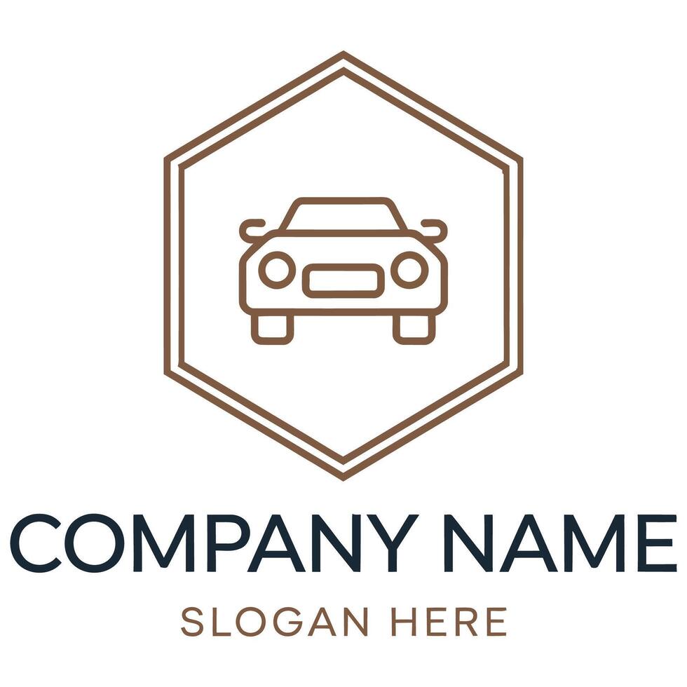 Sleek Shapes for Dynamic Car Logo Identity. vector