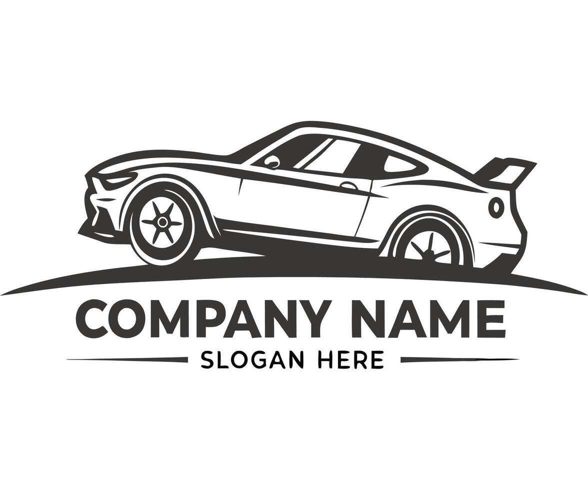 Bold and Minimal Automotive Branding. vector