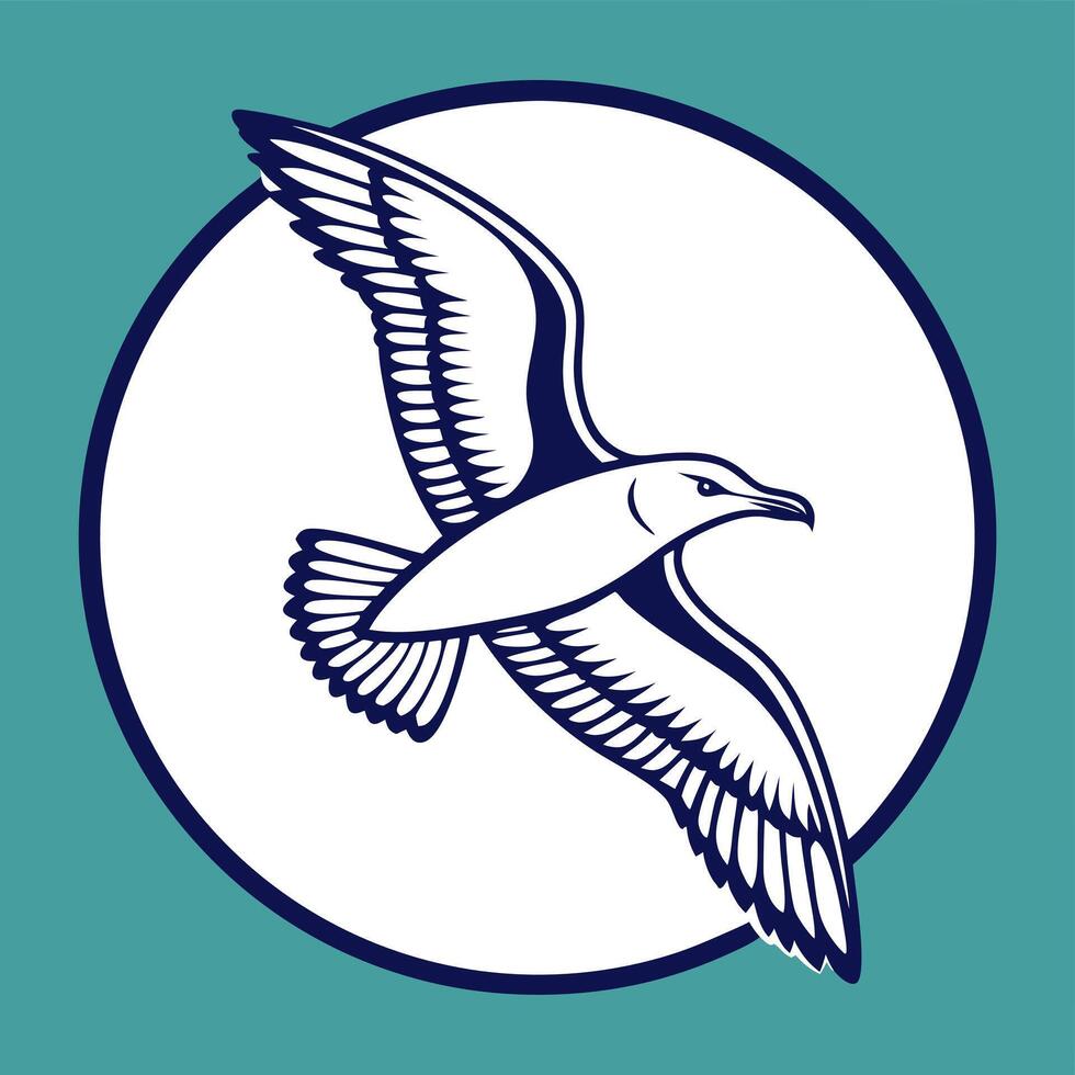 Flying Bird Logo for Unique Artwork vector