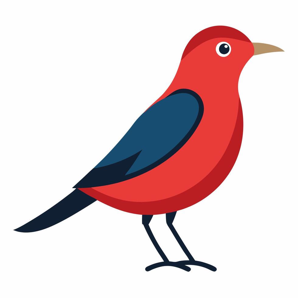 Elegant Bird Illustration Silhouette Design vector