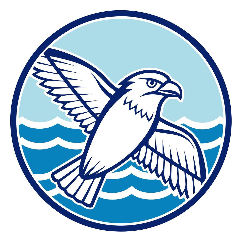 Minimalist Bird Logo for Creative Designs vector
