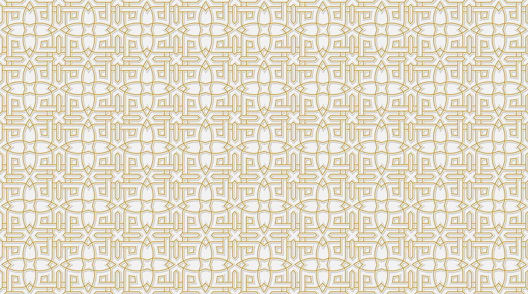 Continuous geometric design inspired by traditional Arabian artistry. Perfectly aligned for a seamless, authentic look. vector