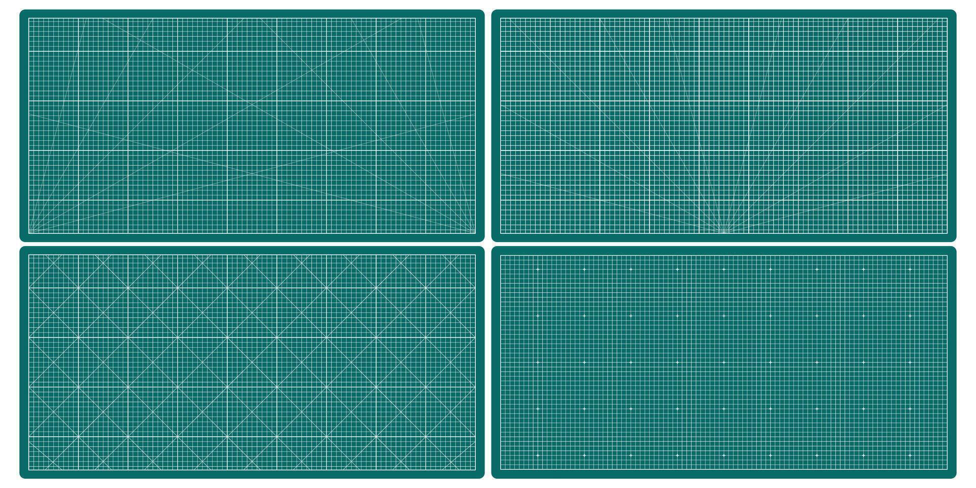 Blueprint grid paper background . Wireframe texture for business and tech projects. Includes metric scale cutting mat design for notes and graphs. vector
