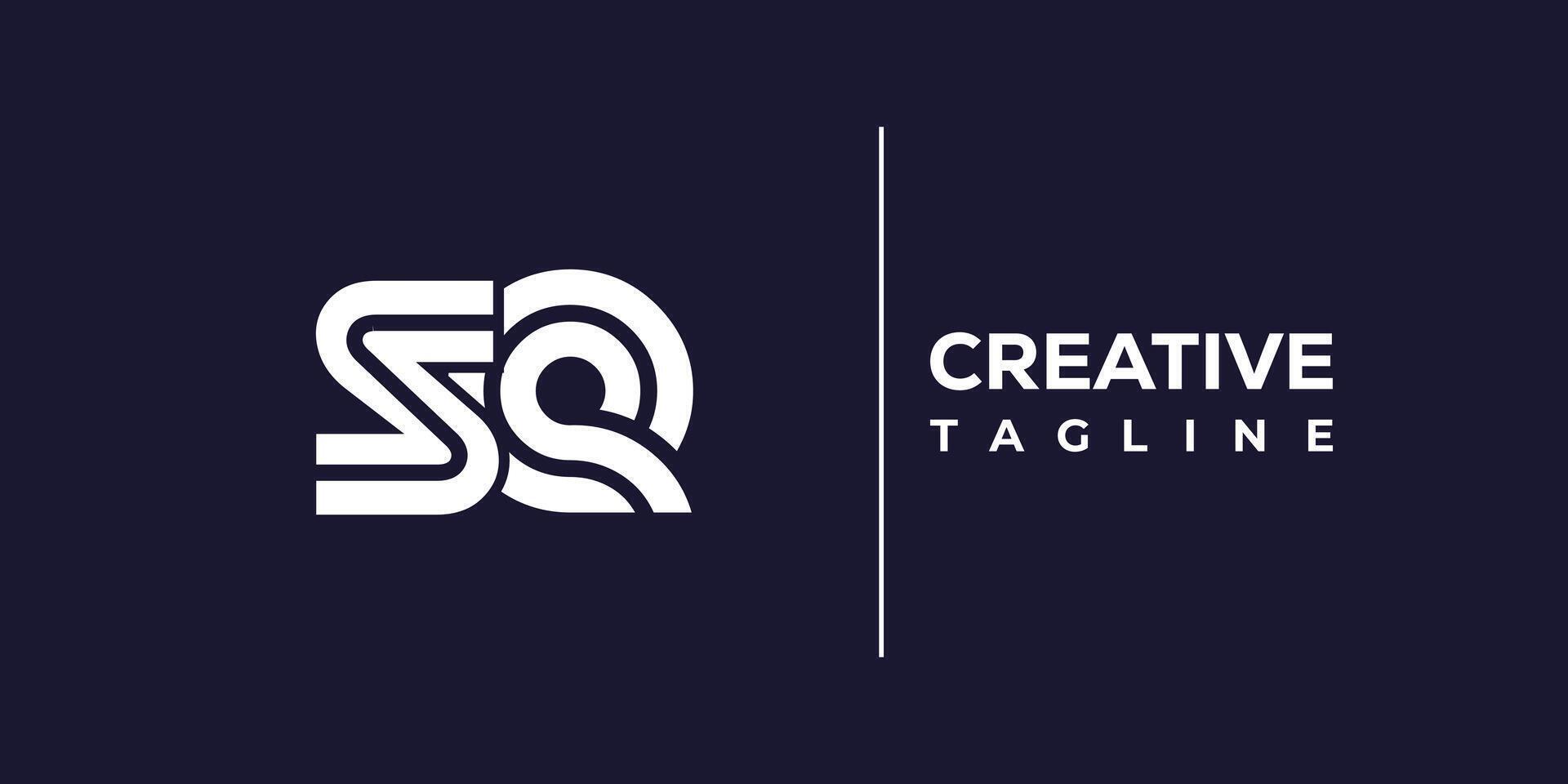 se abstract minimalist letters Logo Monogram. vector