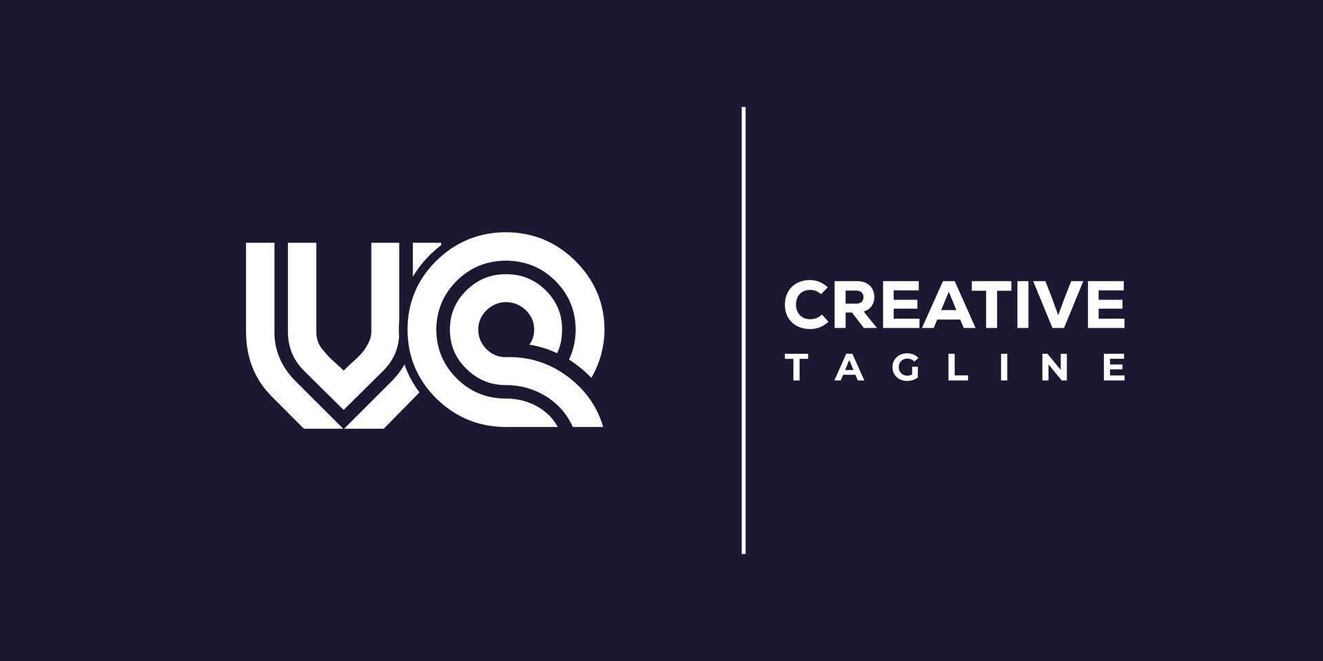 ve abstract minimalist letters Logo Monogram. vector