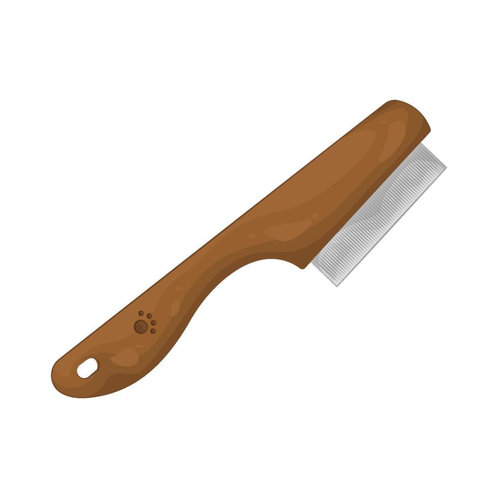 Illustration of pet Flea Comb vector