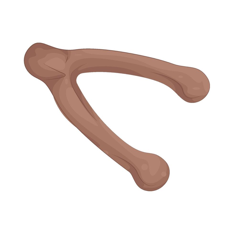 Illustration of pet wishbone vector