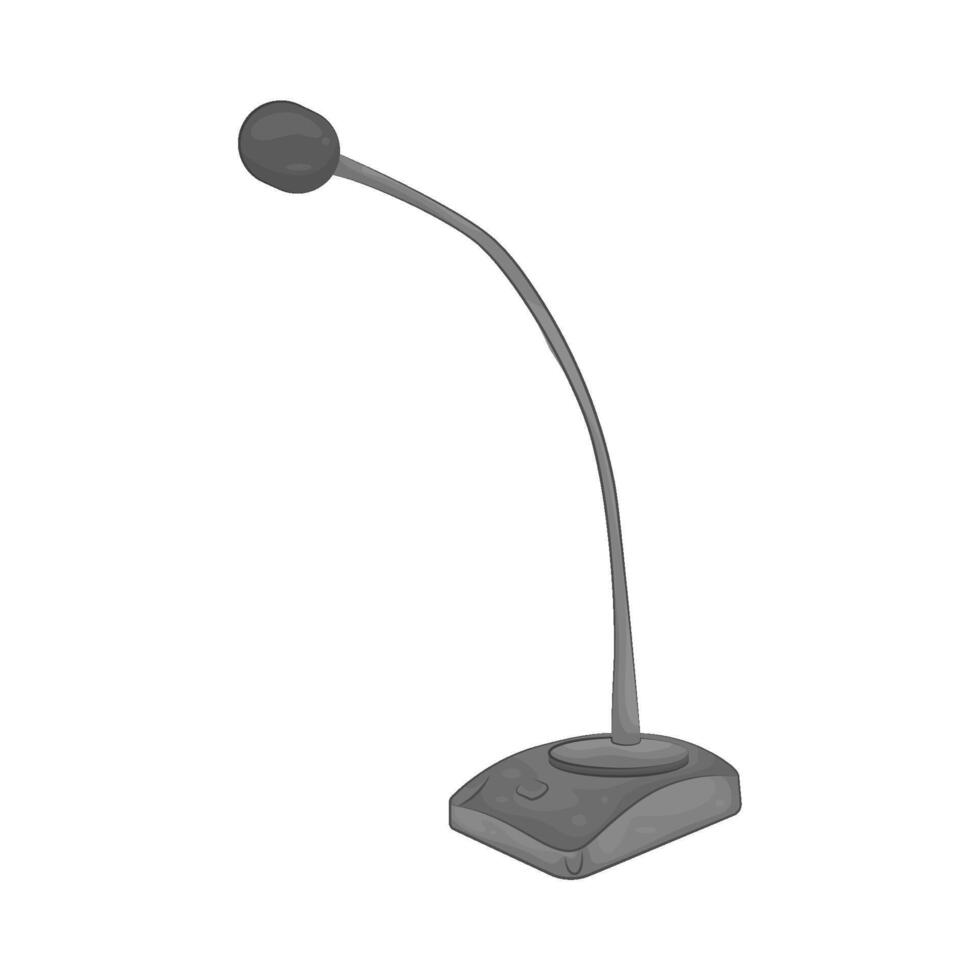 Illustration of microphone vector