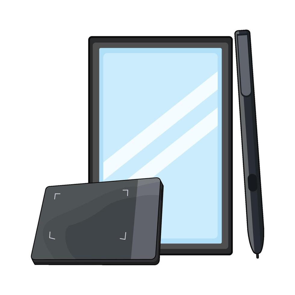 The Pen Tablet vector