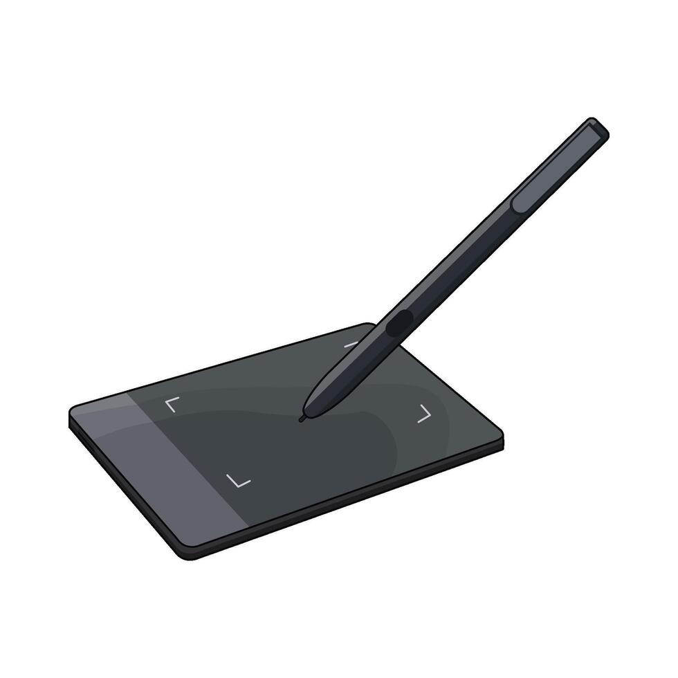 illustration of Sketching and Drawing Digitally vector