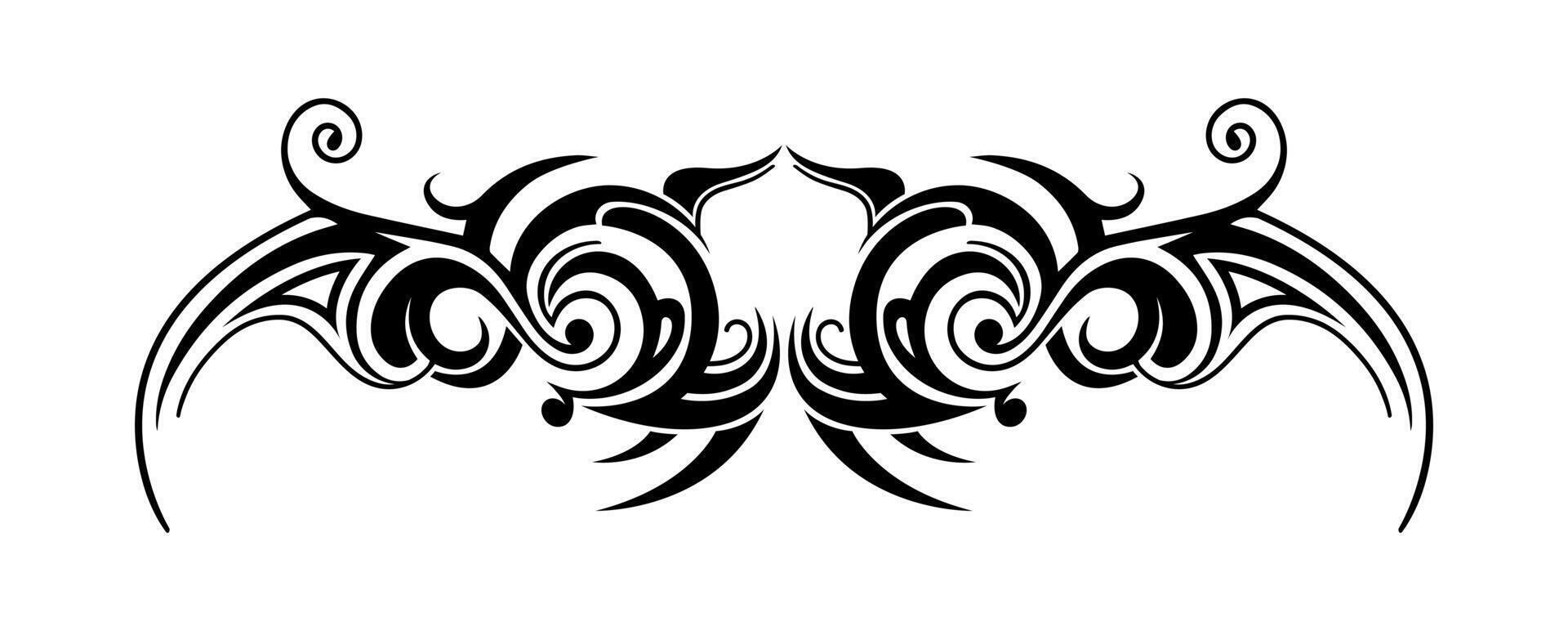 illustration graphic of tribal art abstract design vector