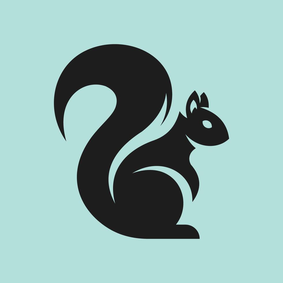 Artistic Squirrel Logo Branding Ideas vector