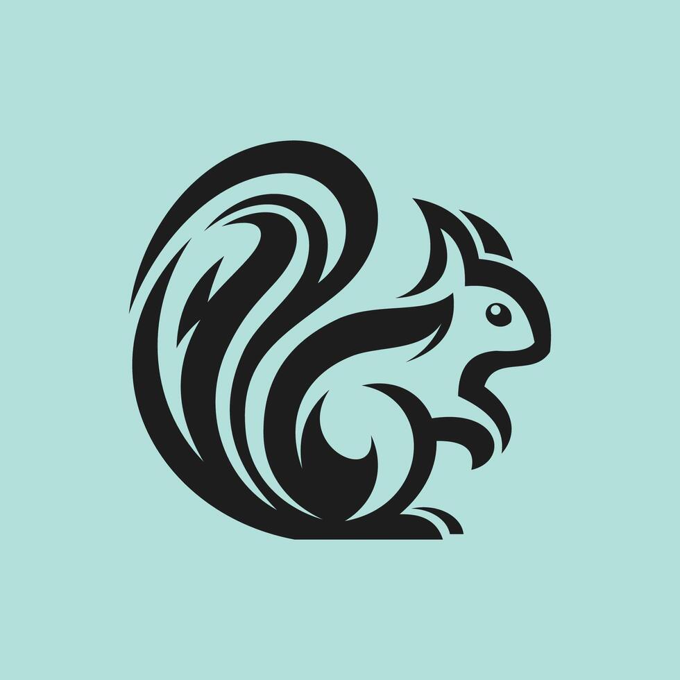 Distinctive Squirrel Logo For Startups vector