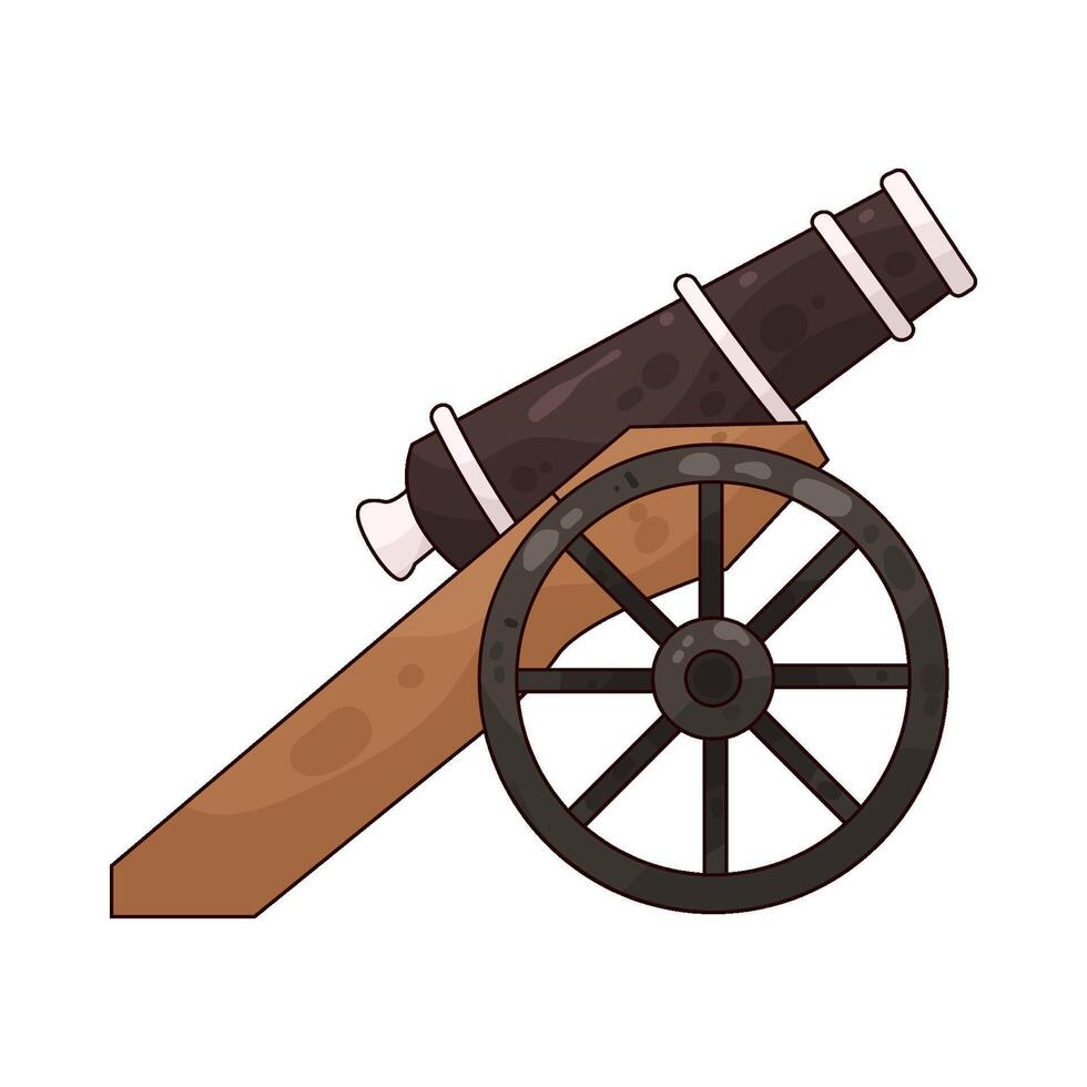 Illustration of Cannon vector