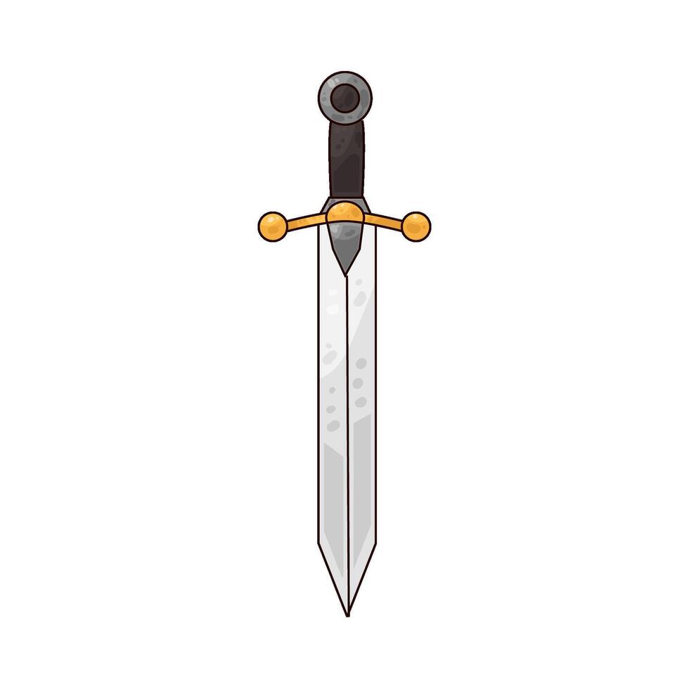 Illustration of sword vector