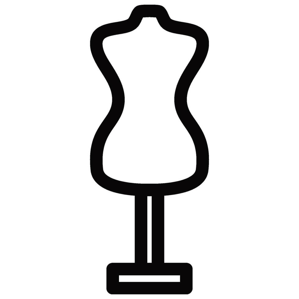 Body Mannequin Icon vector