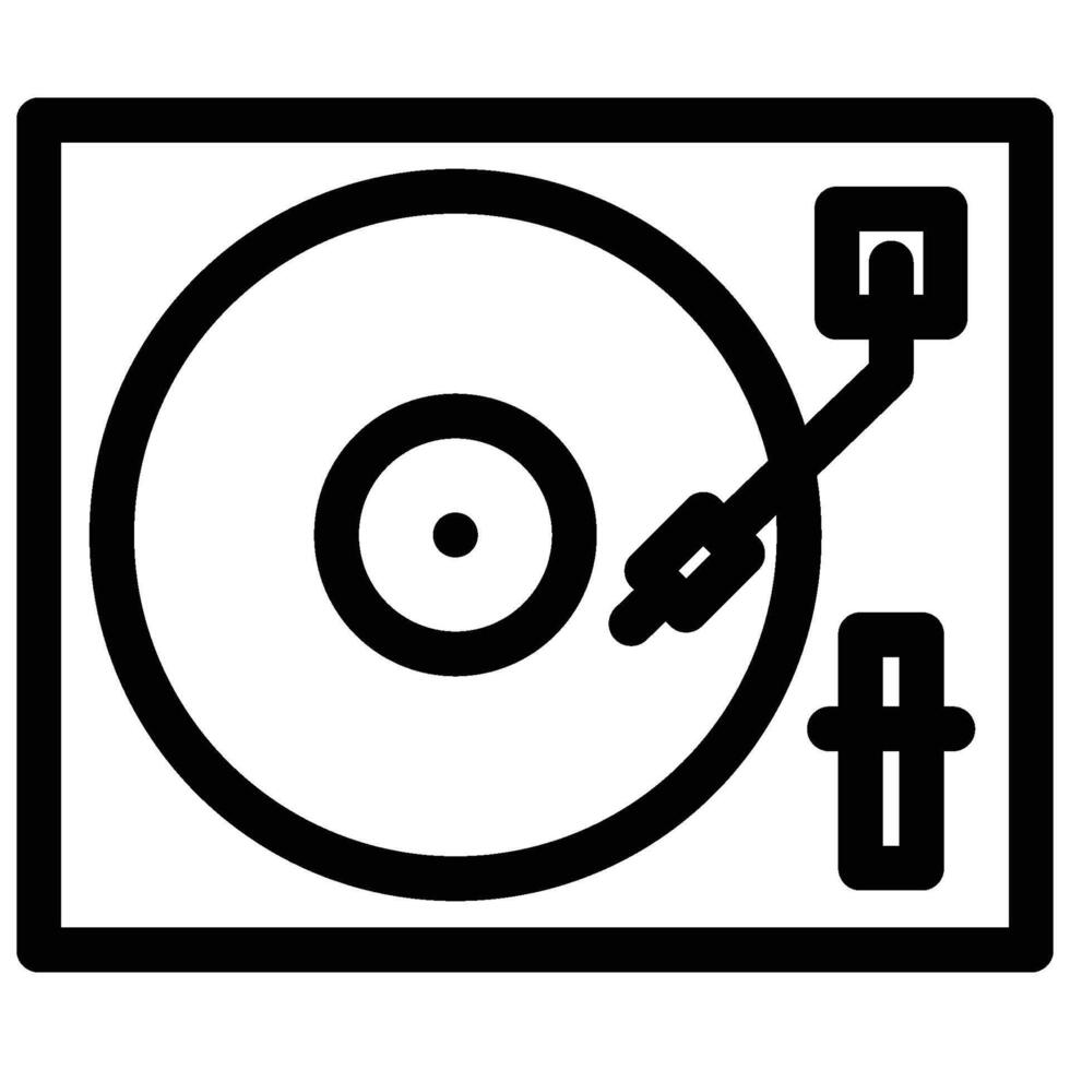 Vinyl Player Icon vector