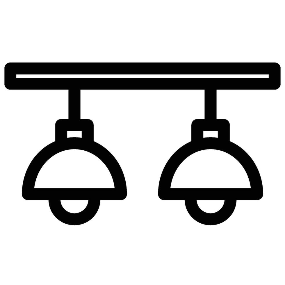 Ceiling Lamp Icon vector