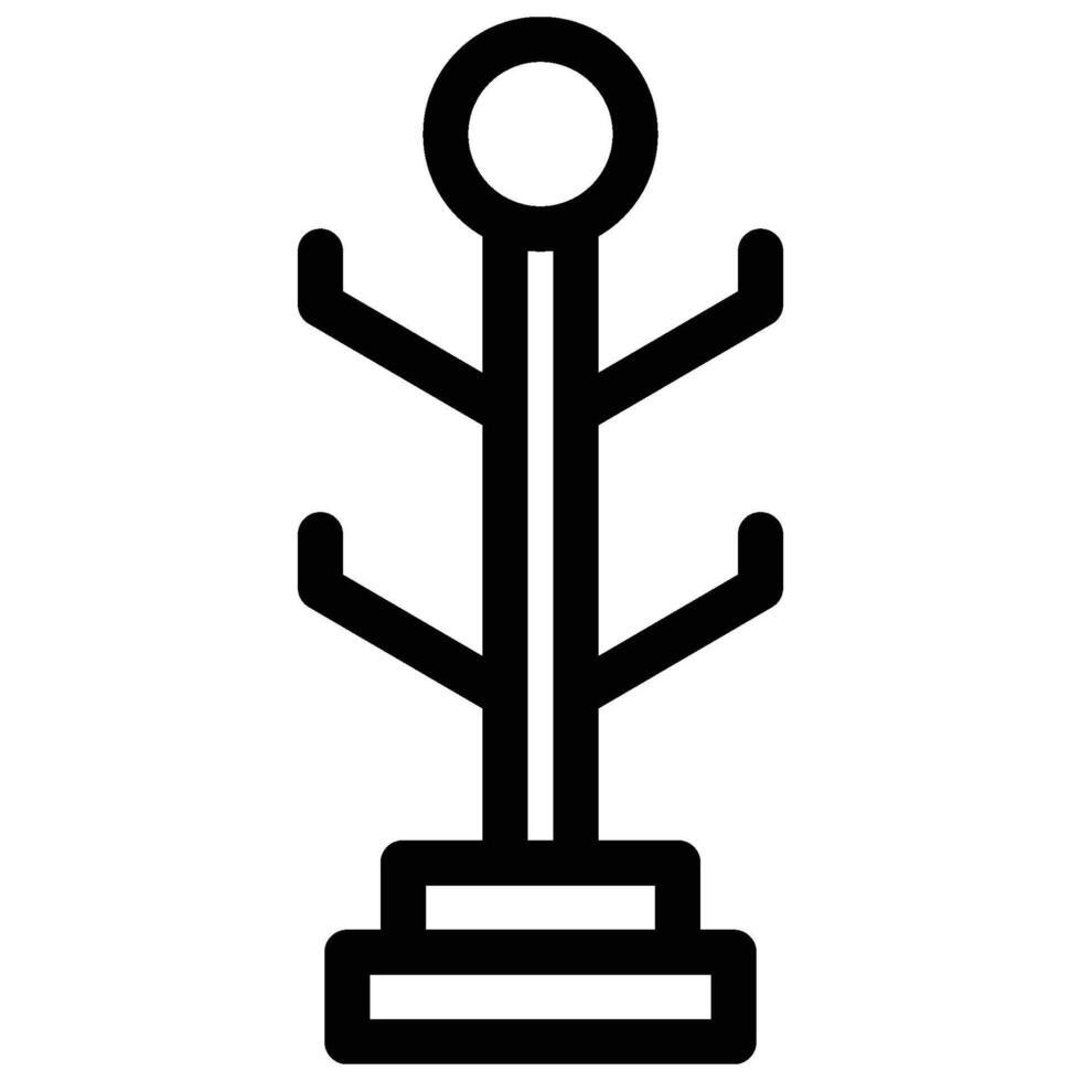 Coat Stand Icon vector