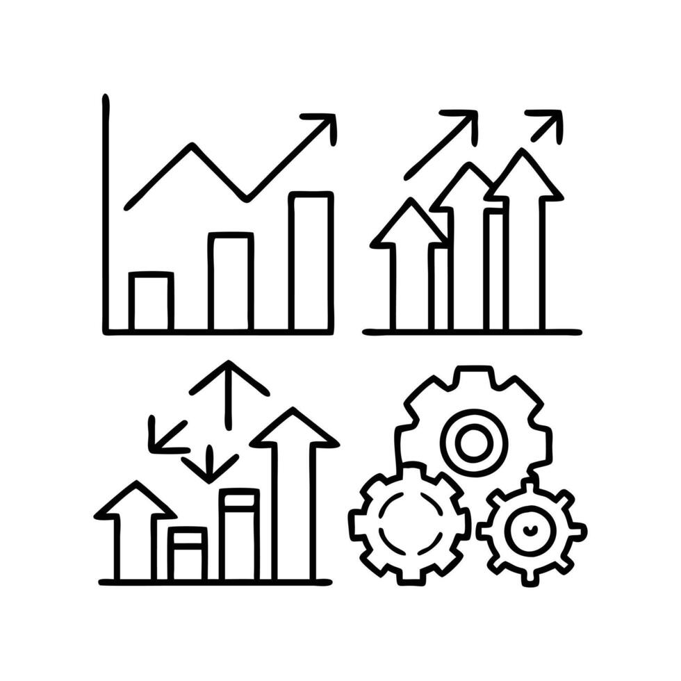 Increase Productivity Icon vector