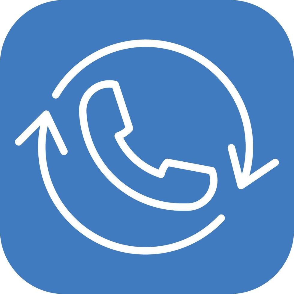 Call and Phone Glyph Icons vector