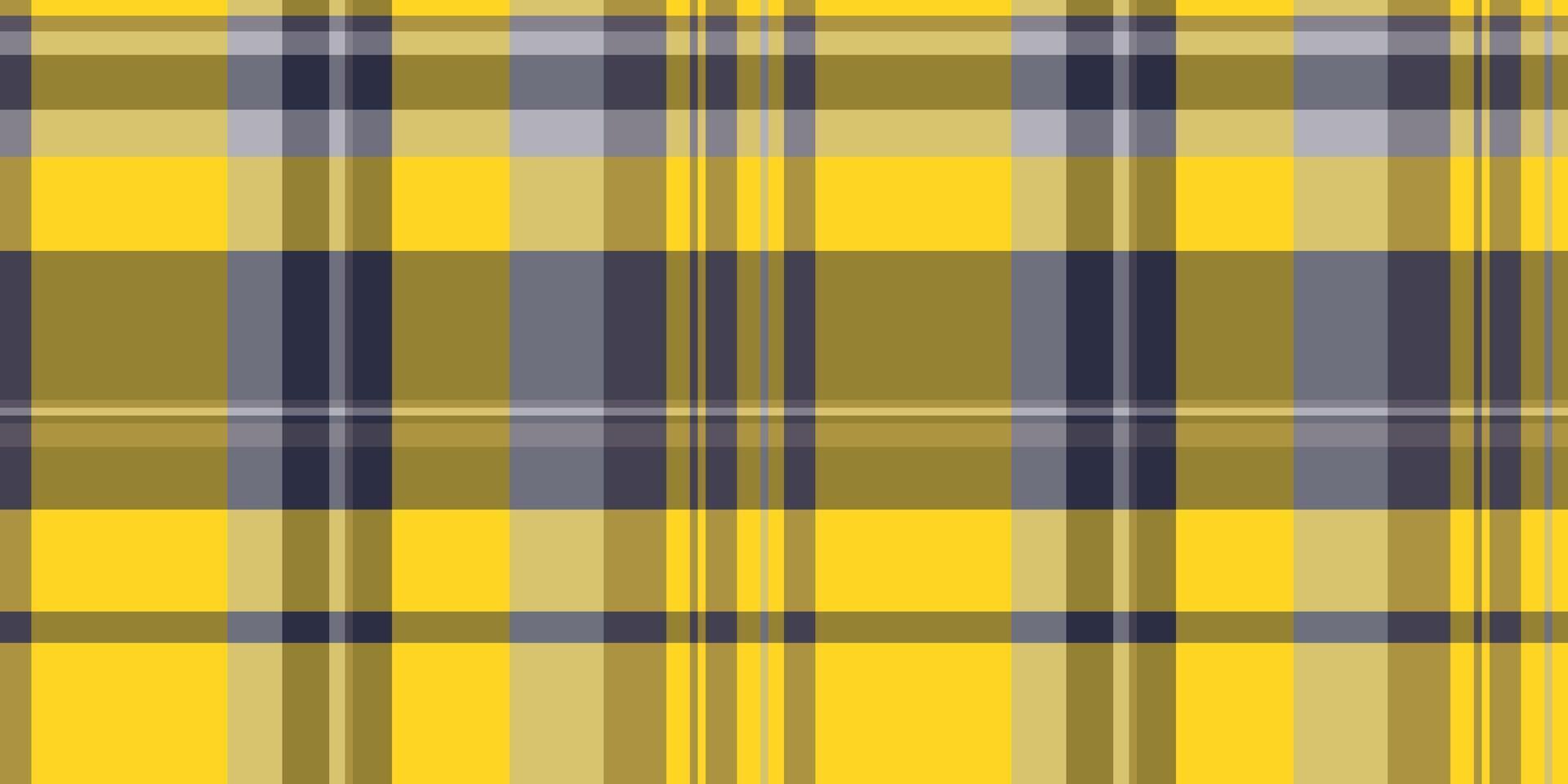 Effect textile fabric background, romance tartan plaid . Rug pattern check texture seamless in yellow and pastel colors. vector