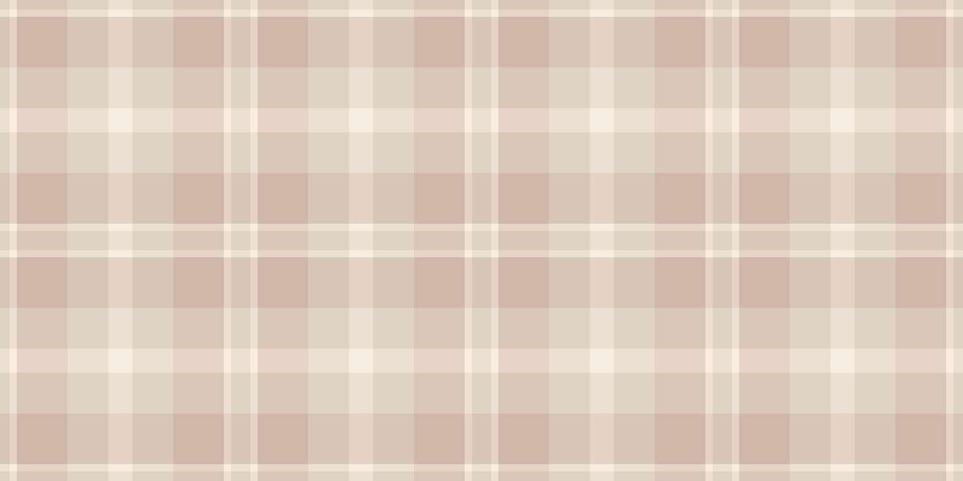 Celebrate plaid check texture, machinery fabric tartan . Mosaic background seamless pattern textile in light and linen colors. vector