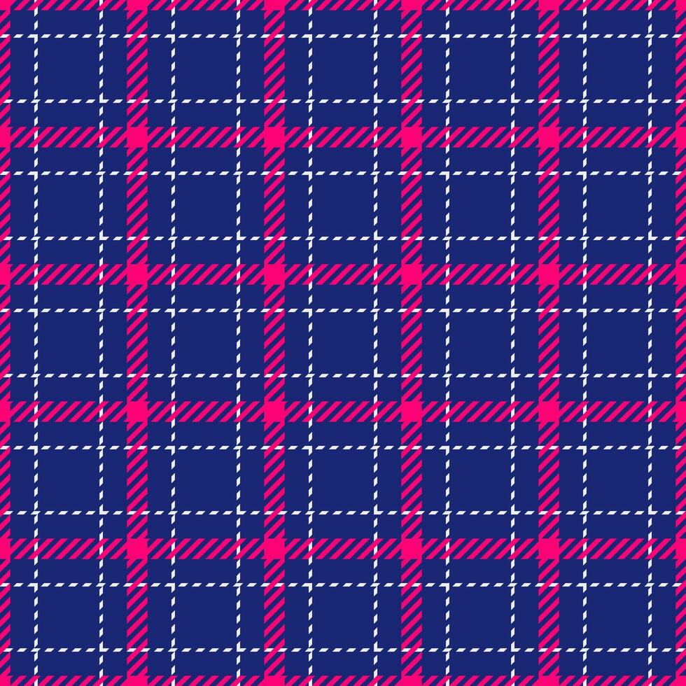 Mesh plaid pattern, minimalist background tartan textile. Layer fabric texture check seamless in blue and bright colors. vector