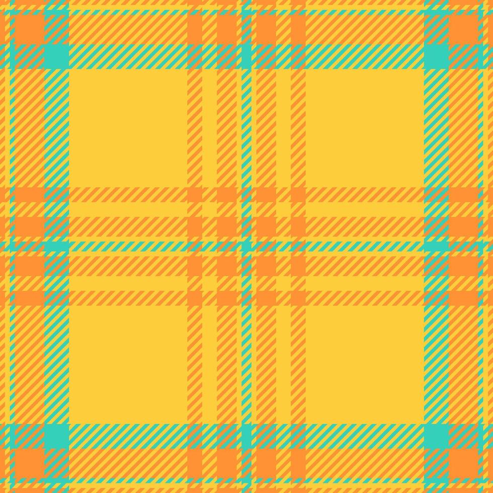 Part pattern background tartan, soft texture plaid . Platform seamless check fabric textile in amber and tangerine colors. vector