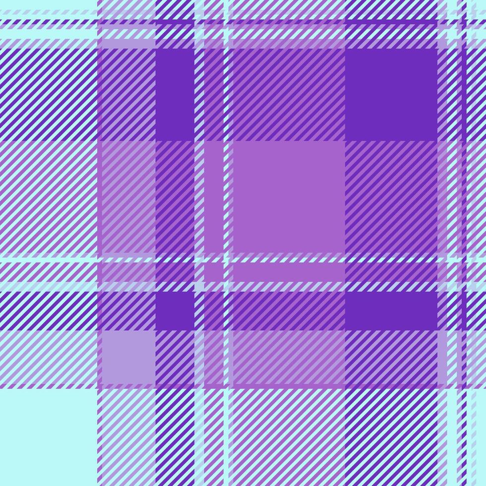 Magazine background check plaid, quilt seamless tartan . Pillow texture pattern fabric textile in violet and light colors. vector
