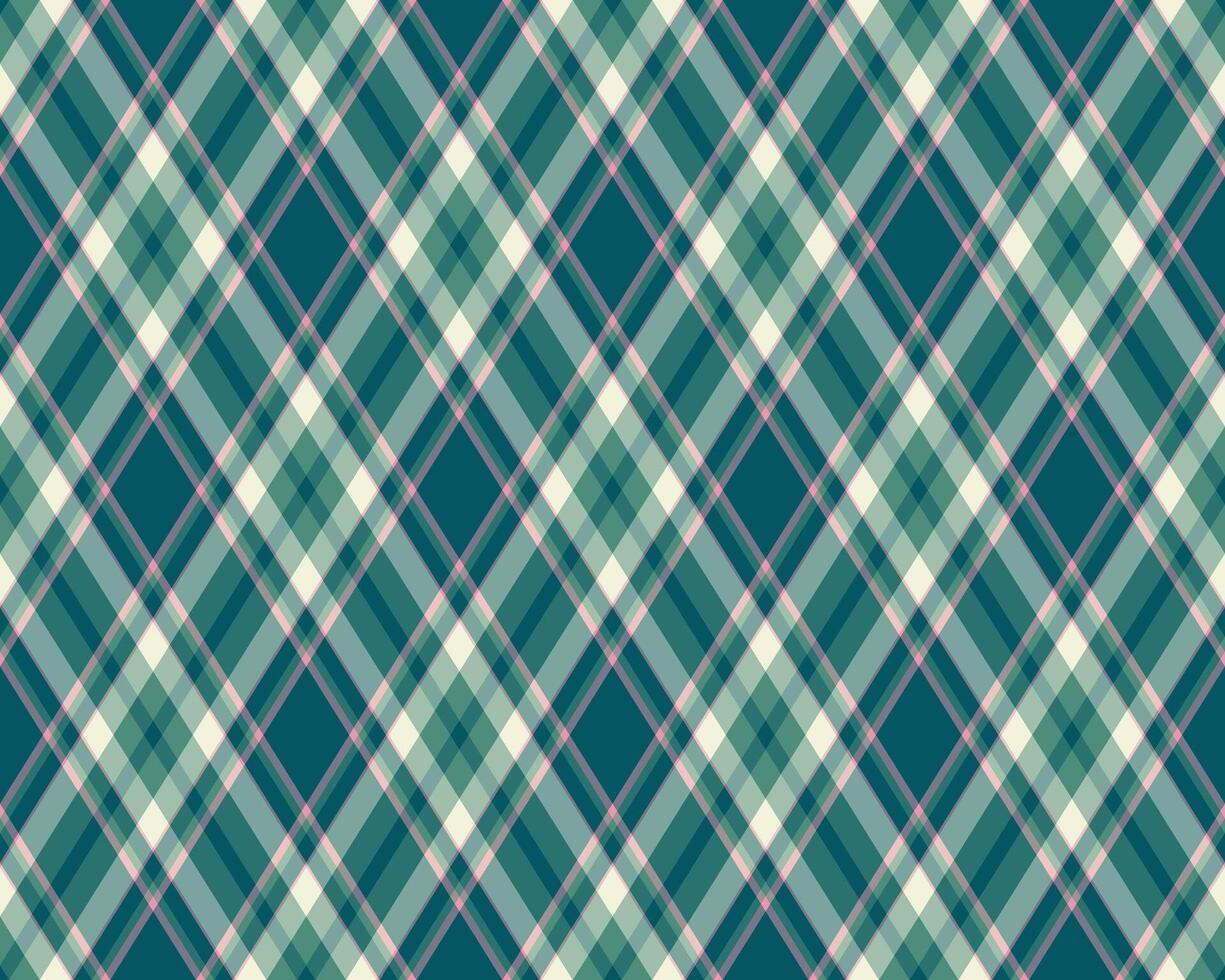 Argyle pattern of geometric rhombus. vector