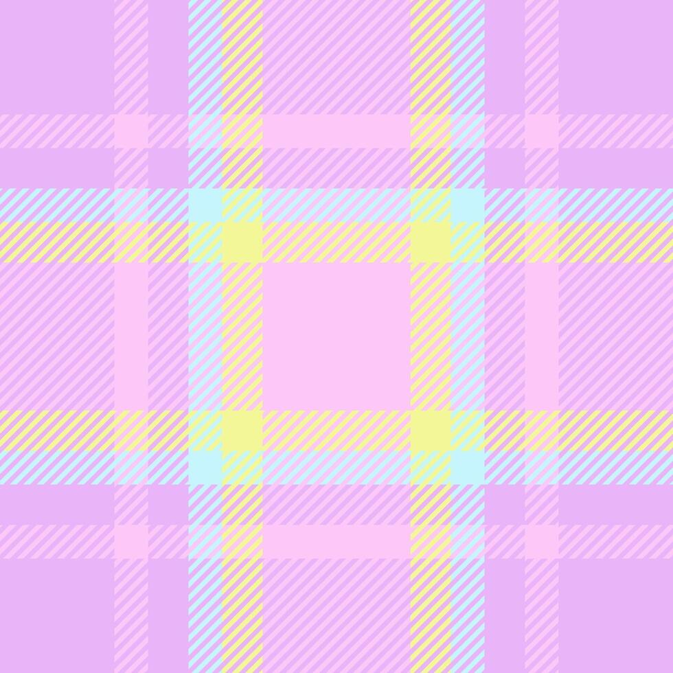 Display check seamless textile, british plaid background . Tidy fabric tartan pattern texture in light and lime colors. vector
