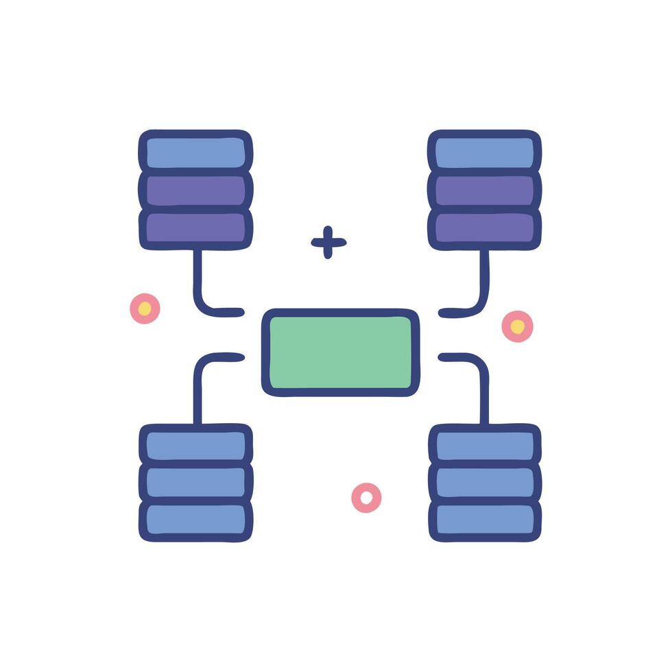 Stylish Data Pipeline Icon 54228486 Vector Art at Vecteezy